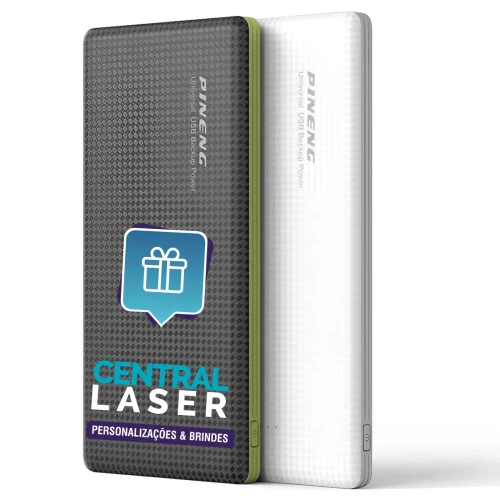 Power Bank Personalizado 10.000mAh com Indicador LED