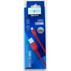 Cabo de Dados Lightning Inova 2.4A 1 Metro Cbo-5714