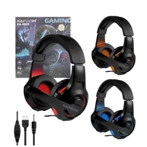 Fone Gamer On Ear Headphone Kapbom RGB KA-9009