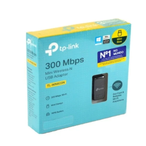 Mini Adaptador Usb Wifi Tp-Link 300Mbps TL-Wn823n
