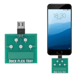 Placa De Teste Micro Usb V8 Dock Flex Teste De Conector Android