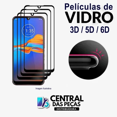 Película de Vidro 3D 5D 6D Moto Z2 Play Xt1710 Preta
