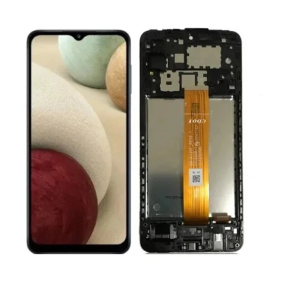 Tela Display Samsung A12 A125 Preto com Aro OLED de Alta Qualidade