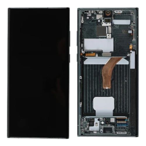 Display Samsung S22 Ultra S908 Preto com Aro Amoled (Semi - nova) ** Leia a Descrição