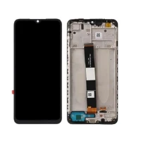 Tela Display Xiaomi Redmi 9A 9C 9I 10A Pocophone C3 C31 Preto com Aro Amoled