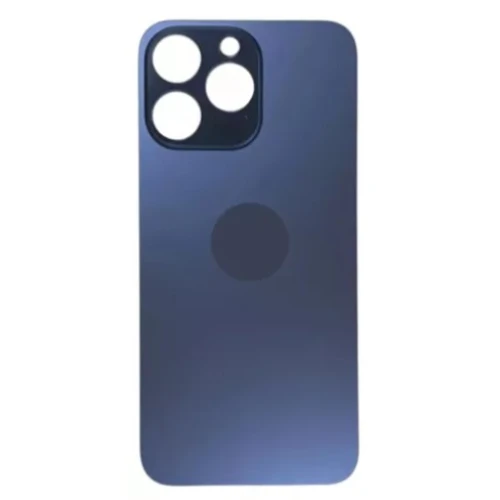 Tampa Traseira iPhone 15 Pro Blue ** Sem Lente Furo Maior