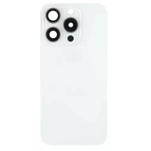 Tampa Traseira iPhone 15 Pro White ** Completa não requer uso de cola somente Parafusar